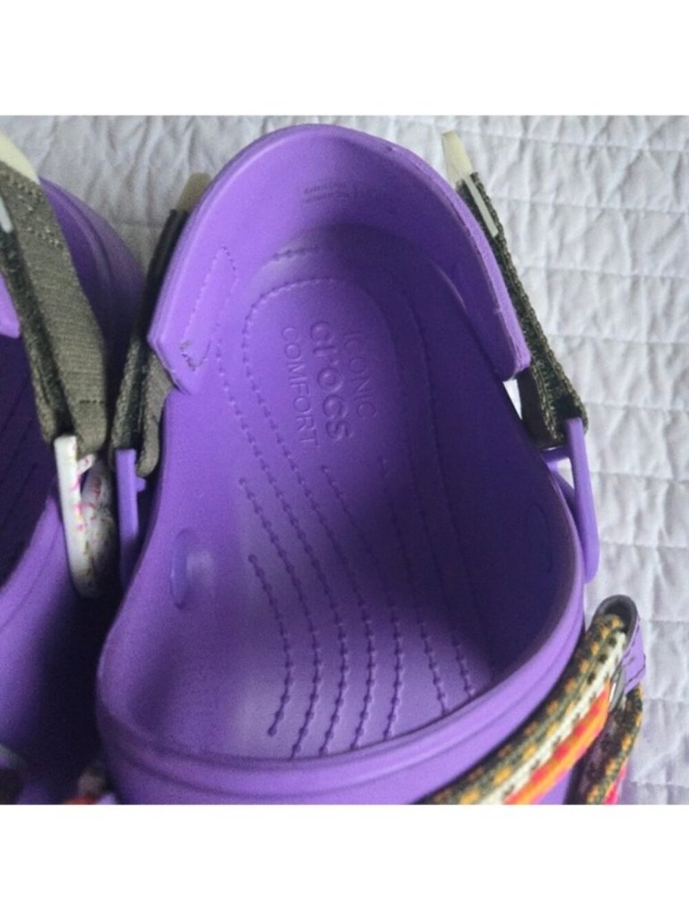Crocs All Terrain Festival Sandals Men 12 Purple New 042026 - Picture 2 of 8